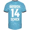 23 24 Bayer 04 Leverkusens Soccer Jerseys Wirtz Boniface Hincapie Tapsoba Hofmann Schick Frimpong Palacios Grimaldo 2023 2024 Мужские футбольные рубашки дома в гостях 3 -й