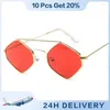 Sunglasses Vintage Eye-catching Comfortable -shaped Metal Summer Must-have Uv Protection Fashionable