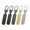 5 pcs Remplacement à fermeture éclair Pull Puller Ext Fit Corde étiquette de corde Zip Fixer Brokle Buckle Tab cordon de tabor