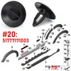 20st bildörr Sidan Sill kjol Trim Rocker Molding Clip för BMW X3 X5 X6 E70 F15 F85 E71 E72 F16 MINI Cooper R60 R61 51777171003