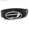 Belts Designer Fashion Belt New Letter Oval Metal Snap Buckle And Women Versatile Decorative Fashion Matching Y240411