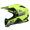 Capacetes de motocross fora da estrada Motociclete Motocicleta Capaceta Casco Capacete cruzado Capacete de motocicleta Compacete de face completa Visor DOT ECE