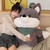 50/70/90 cm Shiba inu Dog Plashhie Toys carino marrone shiba inu con scraf peluche soft kids kawaii cuscino per bambini regali