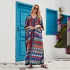 DONNA COPERTURA BEACH UPS PAREO Abito estivo outlet per la gita set kaftan a 7 colori v collo in bikini pausa