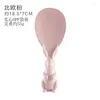 Spoons Non-stick Rice Spoon Vertical Cute Kitchen Tools Wheat Straw Korea Various Colors For Cooking