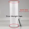 DIY SubliMation Tumblers 30oz Straight Cups With Lid Straw rostfritt stål Tomt Skinny Tumbler Double Walled Isolated Vacuum Sli4412707