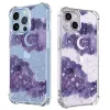 Purple Cloud Earth Stars Case de téléphone pour Redmi Note a1 8 8a 9 9a 9c 10 10c 11 11s 12 12c Pro 9s 4G 5G Soft Clear TPU Back