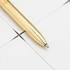 New Crystal Ball Metal Ballpoint Pens Laser Engraving Personalized LOGO Birthday Gift Writing Supplies School Office Stationery