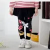 Hosenmädchen süße Rockhose Frühlings- und Herbst -Cartoon -Prinzessin Rock Baby Mädchen graue schwarze Hosen Spitze Culottes warme Leggings Kleidung