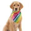 Roupas de vestuário para cães Triângulo de animais de estimação Towel-filho-filho roupas meninos fantasias de poliéster aniversário gato triangular bandana