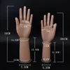 Durable PE Female Soft Mannequin Dummy Hand Model for Jewelry Rings Gloves Bracelets Display Stand Holder