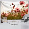 Lavender flower tapestry printing decoration Tapestries Mandala wall hanging beach mat background R0411 1