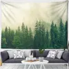 Tapisses murales imprimement forêt naturelle grande tapisserie soleil paysage hippie suspendu boho mandala art décoration r0411