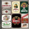 Biermetalen borden tinnen schilderij whisky plaque vintage posters voor man grotbar pub club retro plaat muurstickers home decoratie