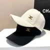 CELIES Sun hat 2024 new Korean version hard top solid color baseball cap for men and women to match each other show their faces Small lovers sunscreen duck tongueCG01