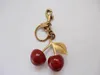 Keychain cherry style red color Chapstick Wrap Lipstick Cover Team Lipbalm Cozybag parts mode fashion1880673