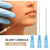 Fabriksförsörjning Disponibla Medical Supplies Blunt Tip Cannul Needle For Anti-Aging 14G 18G 21G 22G 23G 25G 27G 30G Blunt Canuula