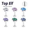 Новое в G23 ASTM F136 Titanium Piercing Jewelry Jewelry Labret Серьговые шпильки уш