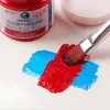 50 ml akrylvattenbaserade färgfärg för textilier Skärmtryck stencilkläder/kartong/tyg/papperspigment DIY målarverktyg