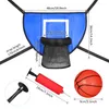 Basket Basketball Hoop z pianką pompę koszykówki Mini Basketball Hoop na trampolinę Basketball Rack Toys Universal Board