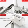 Processors XEOLEO Burger Sauce Gun Salad Dressing Gun Dispenser Burger Jam Gun Stainless Steel Filling Machine Burger Shop Equipmen