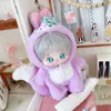 New Handmade Plush Bear Rabbit Sheep Jumpsuits For 20cm Kpop Doll Clothes Clothing Outfits Cosplay Suit Fans Gift Collection