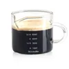 Wine Glasses Heat-resistant Glass Measuring Cup Jigger For Espresso Coffee Double-mouthed Ounce S Small Milk With Scale