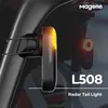 Magene Radar Bicycle Tail Light L508 Waterdichte LED Cycling Tail Light Bicycle Bicycle Achterrem Detectielicht Licht Zadel Zitting Post Chargin