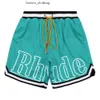 Projektantki szorty rhude szorty męskie spodnie kapsułki letnie spodnie plażowe Materiał oddychający oddychający spodnie fitness Spodnie do koszykówki męskości MENS Krótki rozmiar: M-3xl 668