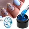 2pcs مجفف زهرة هلام تلميع الأظافر الطبيعية زهرة الطبيعية سلسلة نقع قبالة UV Nail Gel Diy Paint