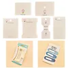 100st Retail DIY Packaging Kit Ear Stud Hairpin Jewelry Package Cards Display Boardcard Cute Flower Necklace Earring