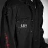 Heren Gym Fashion denim jas motorfiets jeans jassen mannen causaal katoen zwart sport sweatshirt fitness man bovenkleding jas 240327