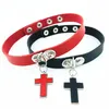 Chokers gotiska svart spikade punk choker krage spikar nitar med päckad chocker halsband för kvinnor män bondage cosplay goth je dhgarden dh2oy