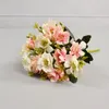 Decoratieve bloemen 1 tak nepbloem nuttig gemakkelijk te onderhouden kunstmatig bruiloftspartij 6 vorken 30 cm kersenbloesem thuisdecoratie