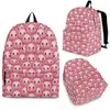 Rucksack Yikeluo Cartoon Schwein 3D bequeme verstellbare Schultergurt Mädchen Pink Schultasche Tierdruck Lehrbuch Rucksack Reißverschluss