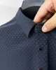 Ice Silk Mesh Breattable Loose Polo Shirts Summer Men kortärmad lapel toppar varumärke elasticitet t-shirts män streetwear 240410