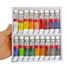 Profesyonel 12/18/24 Renk 12 ml Tüp Yağlı Boya Sanatçılar için Sanat Canvas Pigment Sanat Malzemeleri Çizim Seti