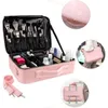 Vattentät PU Makeup Case Stora resor Undergars Lagring Organisera Box Cosmetics Bag 240408