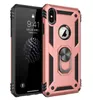 Shockproof Armor Case For iPhone X 7 8 6s Magnetic Metal Ring Holder Stand Phone Cover Coque for iphone and samsung A20 A50 S20u4247612