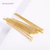 0.6*30mm 18K Gold Plated Ball Head Pin/Flat Head Pins/Eye Pins,Jewelry Making Supplies,DIY Accessories Wholesale