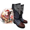 Game Genshin Impact Diluc Cosplay Shoes Boots Halloween Party Costume Accessories Custom Made Made