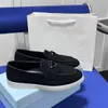 2024 Fashion designer runway Black Suede surface Casual shoes For Men and women mid-heel high-quality comfort Flat bottom shoes designer shoes DD0331P 35-44 6