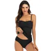 Swimwear femminile sexy a due pezzi Bikini Donne Wire Free Padding Cush Up Abitaggio da bagno Summer High Weace Wear Ladies Tankini XX-585