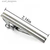 Tie Clips HAWSON Mens Tie Clip Pin Skinny Matte Clasp Tie Bar for men with Nice Box Y240411