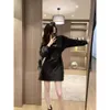 Women's Tanks & Camis Autumn/winter Air Layer Side Snap on Dress Hooded Versatile Waist Design Letter Decoration for Women