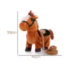 Electronic Interactive Horse Walk Along Horse With Remote Control Leash Dancing Singing Walking Musical Pony Pet Toys For Kids