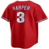 2024 Maglie da baseball per uomini della città Bryce Harpe Trea Turner Bohm Halladay Castellanos Rhys Hoskins JT Realmuto Schwarber Stitch Jersey