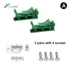 2PCS PCB 25 mm DIN Rail Mountonment Adaptateur Circuit Circuit Breft Contest Clips Clips Control Board Din C45 DRG-02 Rail PCB Installer