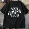 Anti Social Lifting Club T-Shirts übergroß