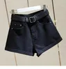 Women Leisure Denim Shorts Vintage Summer Basic Simple AllMatch High Waist Ladies Streetwear Chic Jeans 240411